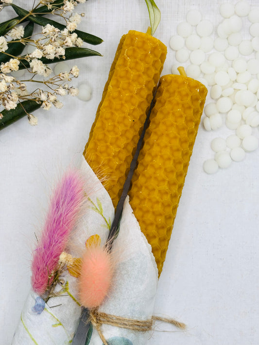 Bougie cire abeilles
