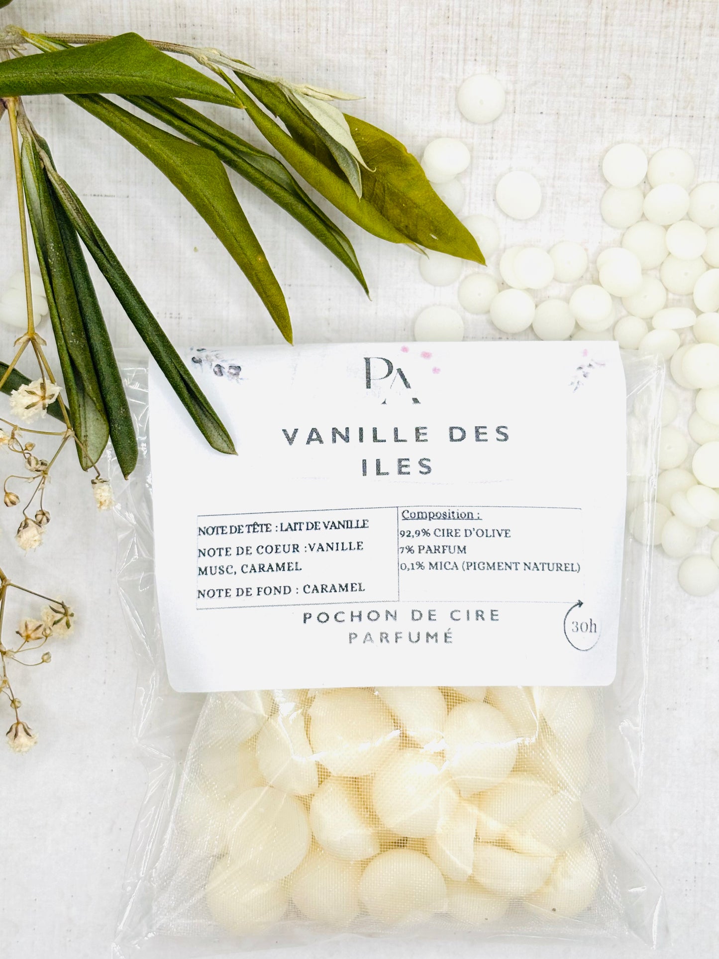 Vanilla Pouch from the Islands